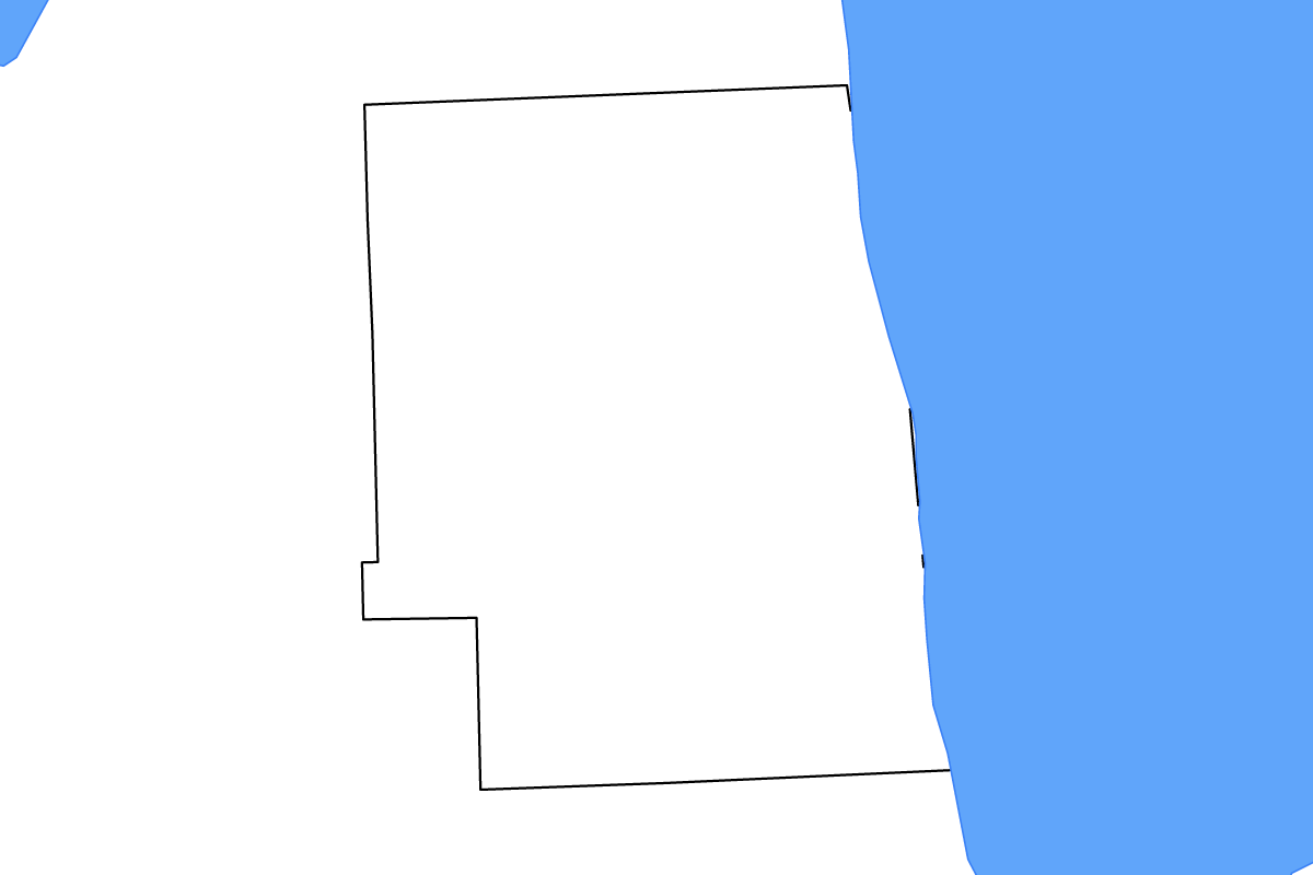 Mapa de contorno de Sanilac, Michigan con lagos y ríos.