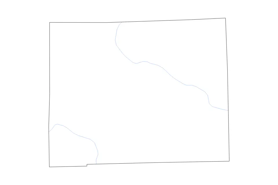 Mapa de Washtenaw, Michigan de tipo contorno y ríos para América del Norte, con contorno y ríos con límites limpios.