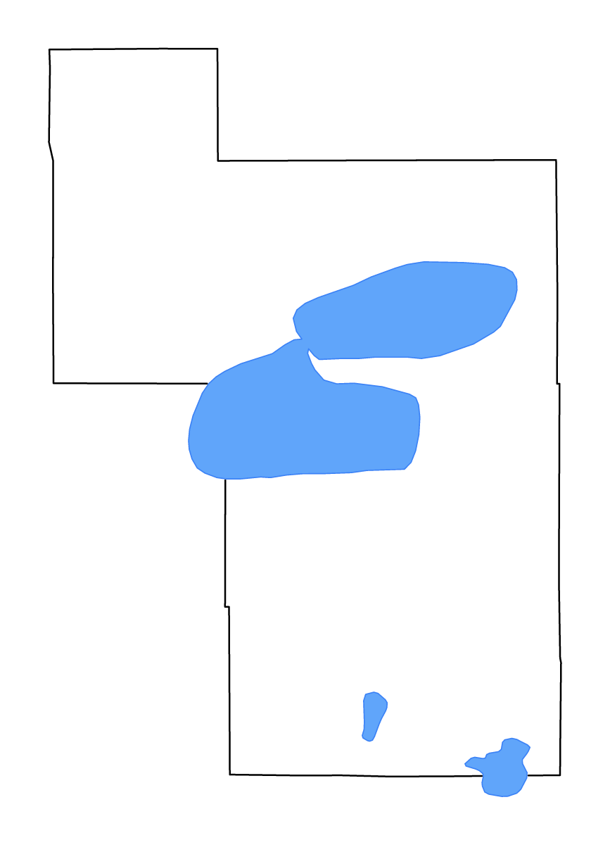 Mapa de contorno de Beltrami, Minnesota con lagos y ríos.