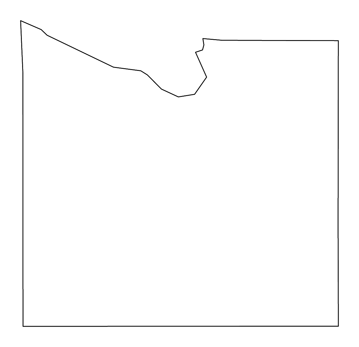 Mapa de contorno de Blue Earth, Minnesota con ríos.