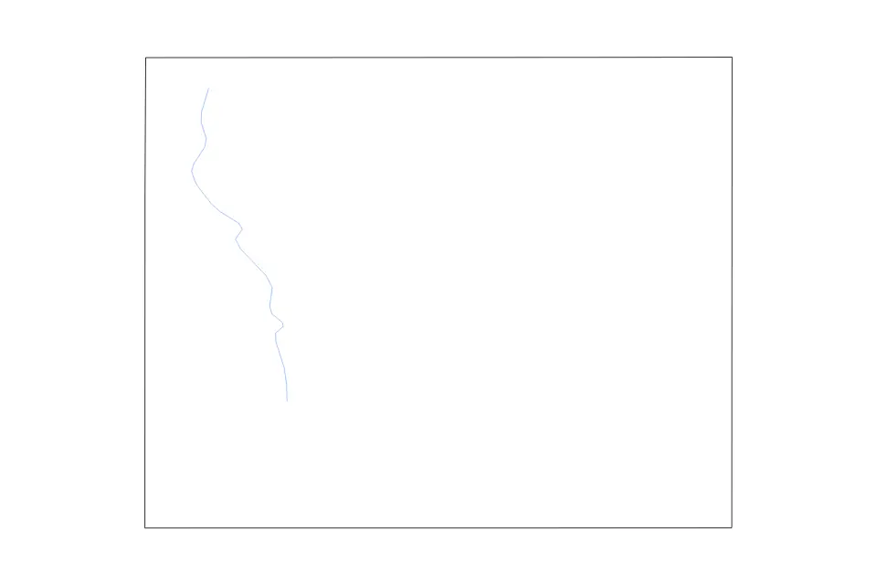 Outline map of Faribault County, Minnesota with subdivision borders and rivers.
