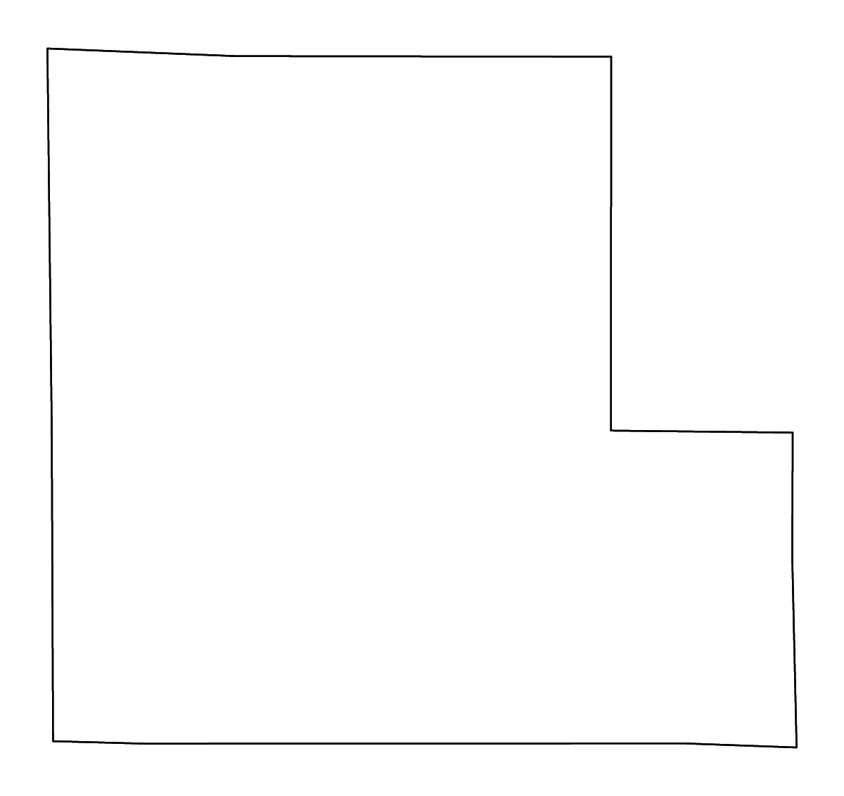 Mapa de contorno de Isanti, Minnesota con ríos.
