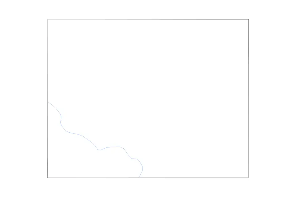 Carte de Martin, Minnesota de type contour et rivières pour Amérique du Nord, montrant contour et rivières avec des limites nettes.