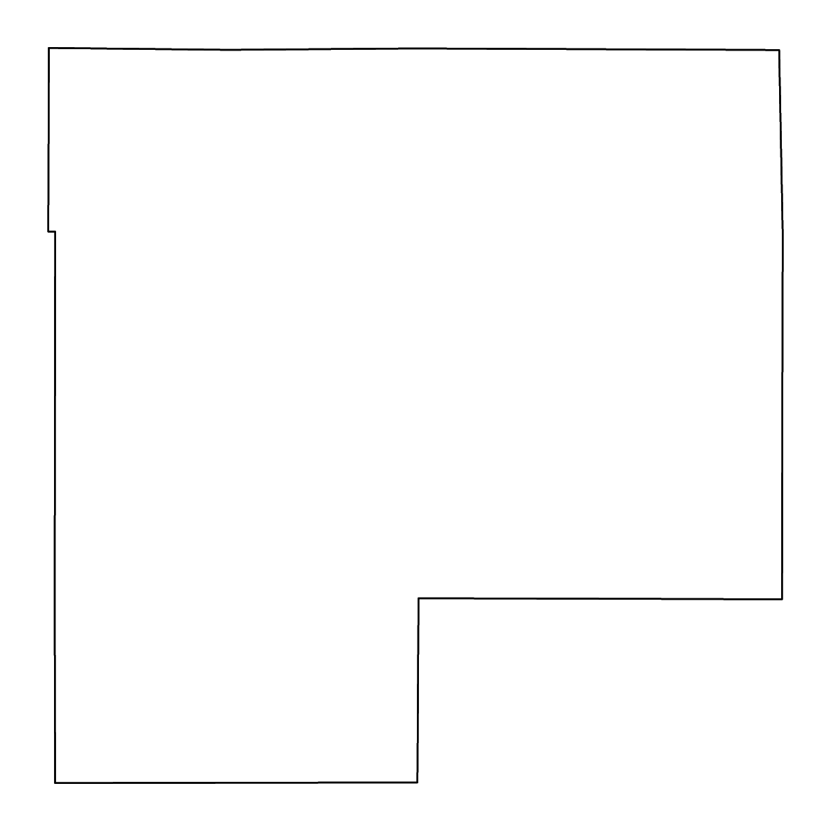 Mapa de contorno de McLeod, Minnesota con ríos.