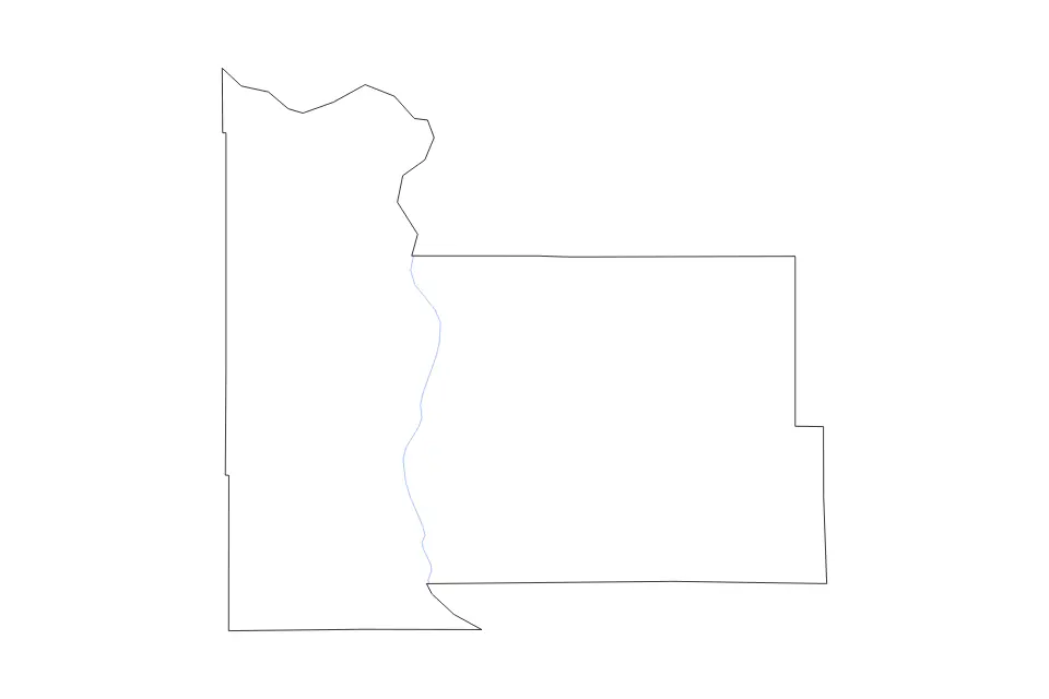 Mapa de Morrison, Minnesota de tipo contorno y ríos para América del Norte, con contorno y ríos con límites limpios.
