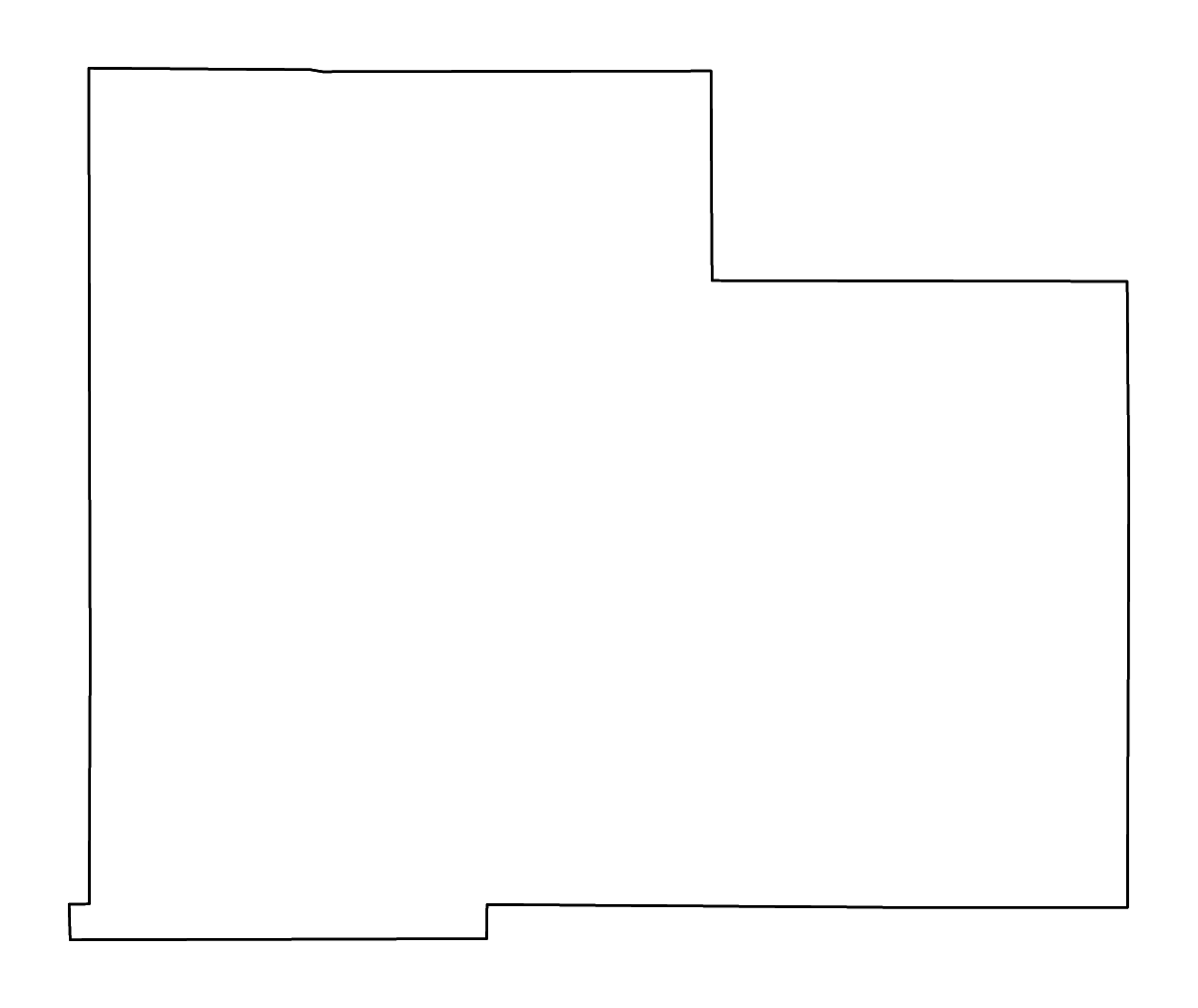 Carte de contour de Olmsted, Minnesota avec rivières.