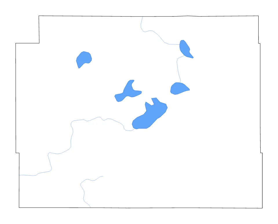 Otter Tail outline map preview