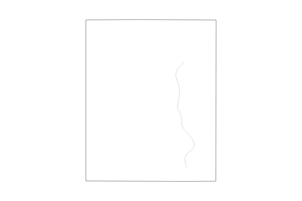 Outline map of Pipestone County, Minnesota with subdivision borders and rivers.