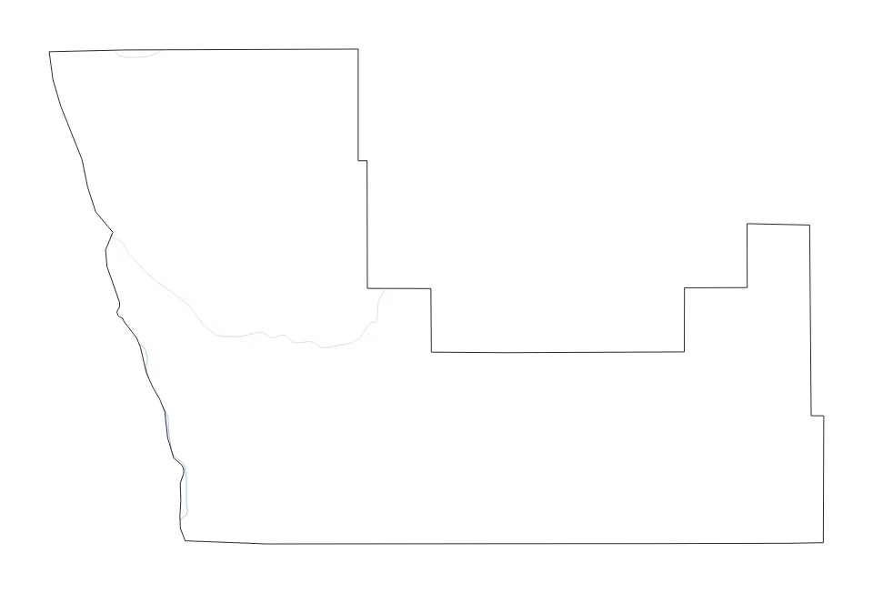 Polk outline map preview