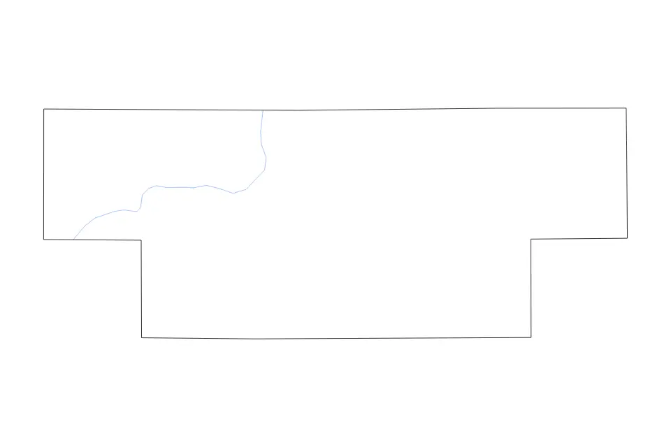 Mapa de Red Lake, Minnesota de tipo contorno, lagos y ríos para América del Norte, con contorno, lagos y ríos con límites limpios.