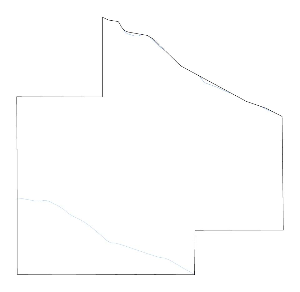 Redwood outline map preview