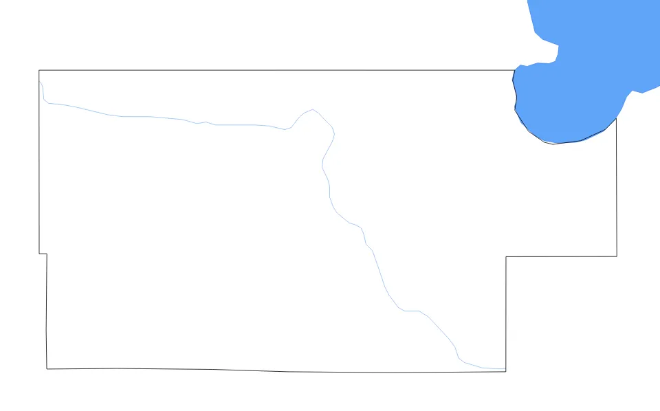 Roseau outline map preview