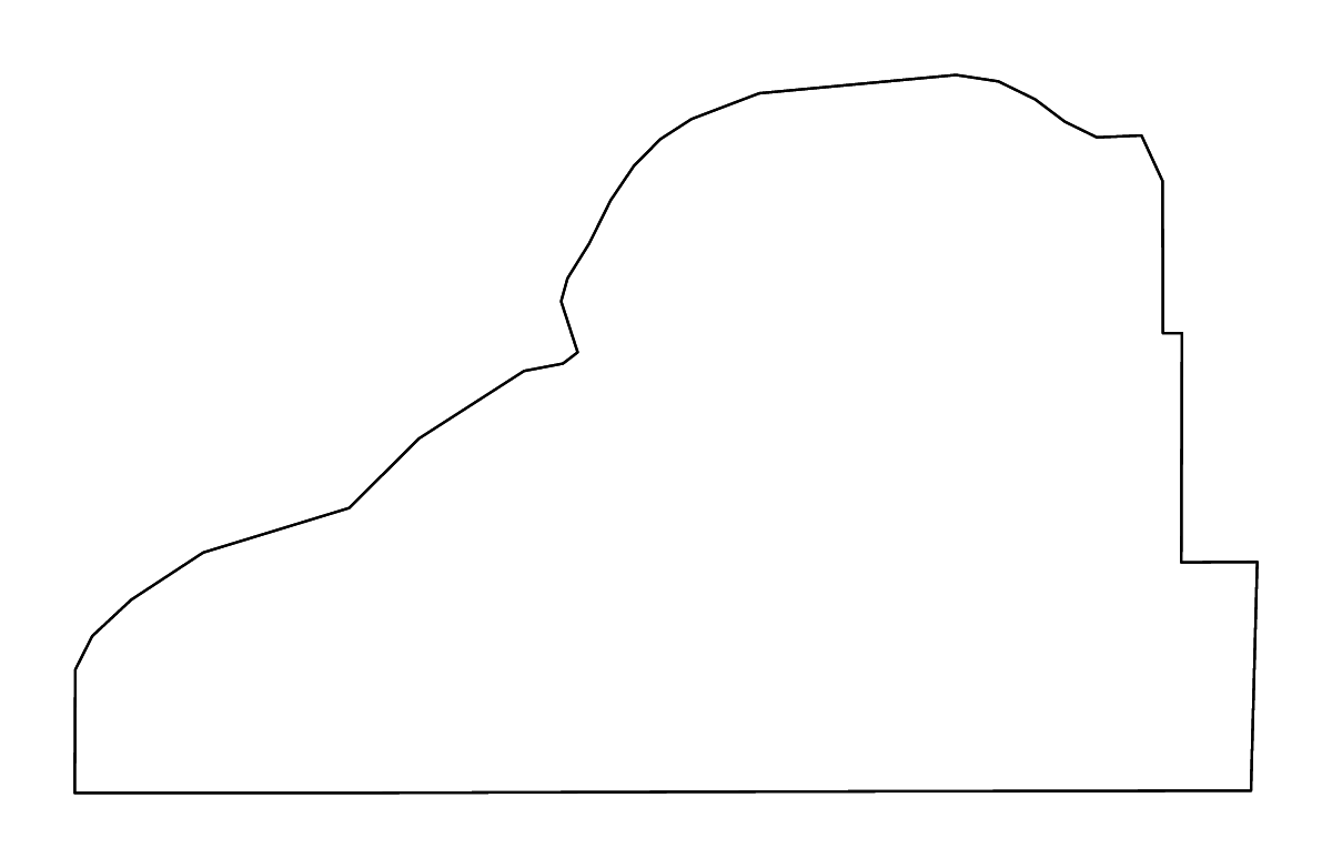 Mapa de contorno de Scott, Minnesota con ríos.