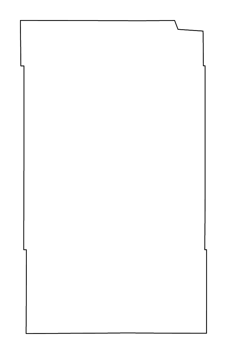 Carte de contour de Todd, Minnesota avec rivières.