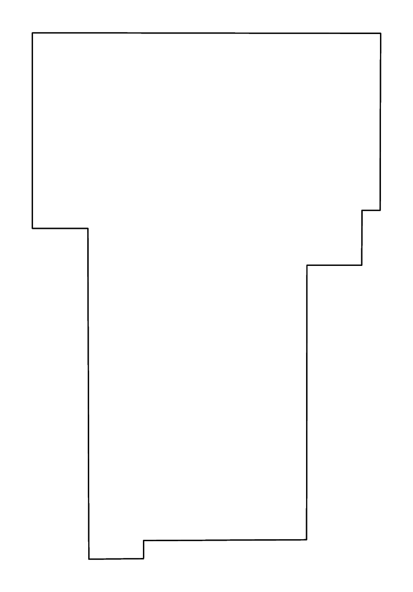 Mapa de contorno de Benton, Mississippi con ríos.