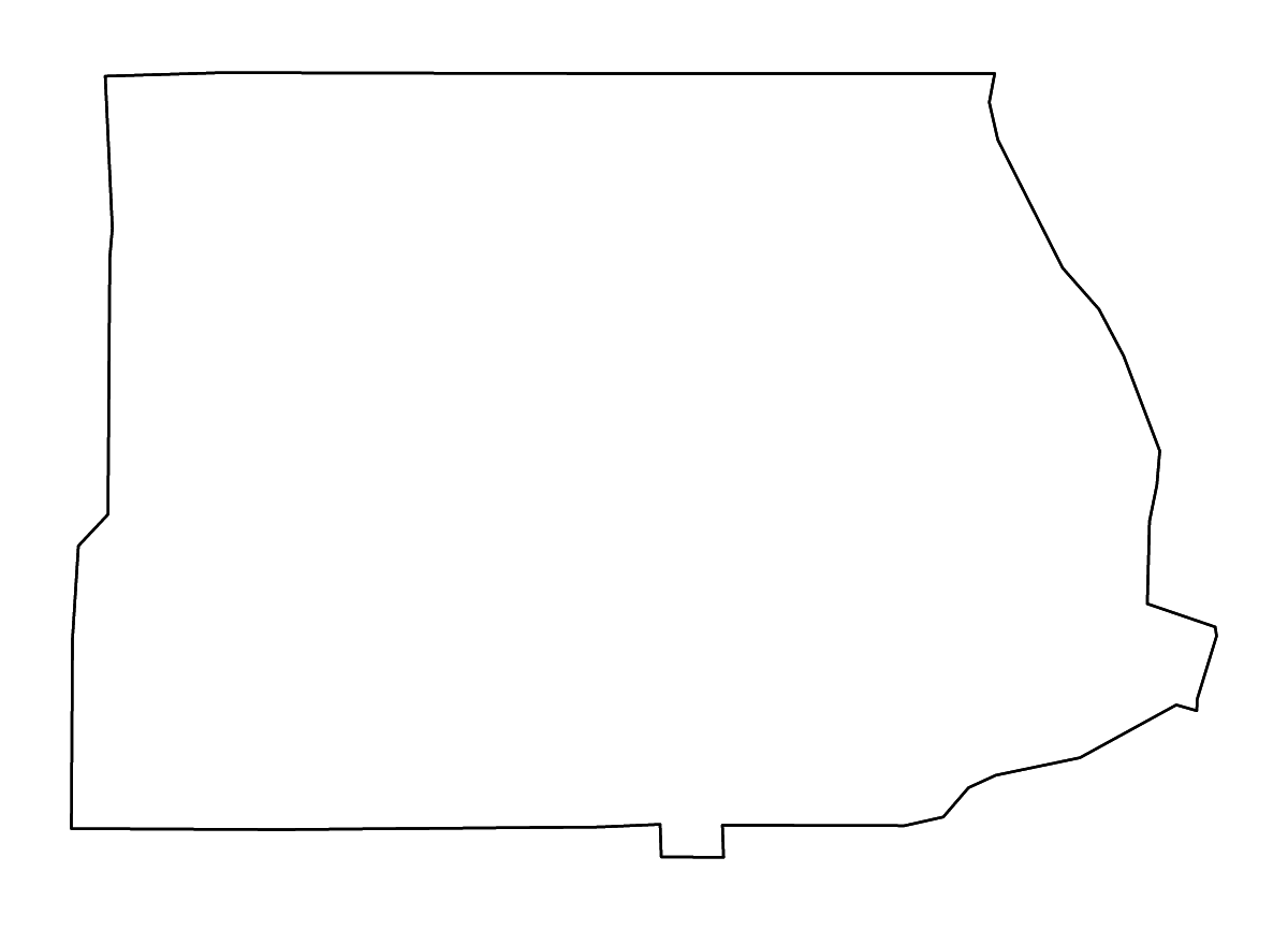 Carte de contour de Copiah, Mississippi avec rivières.