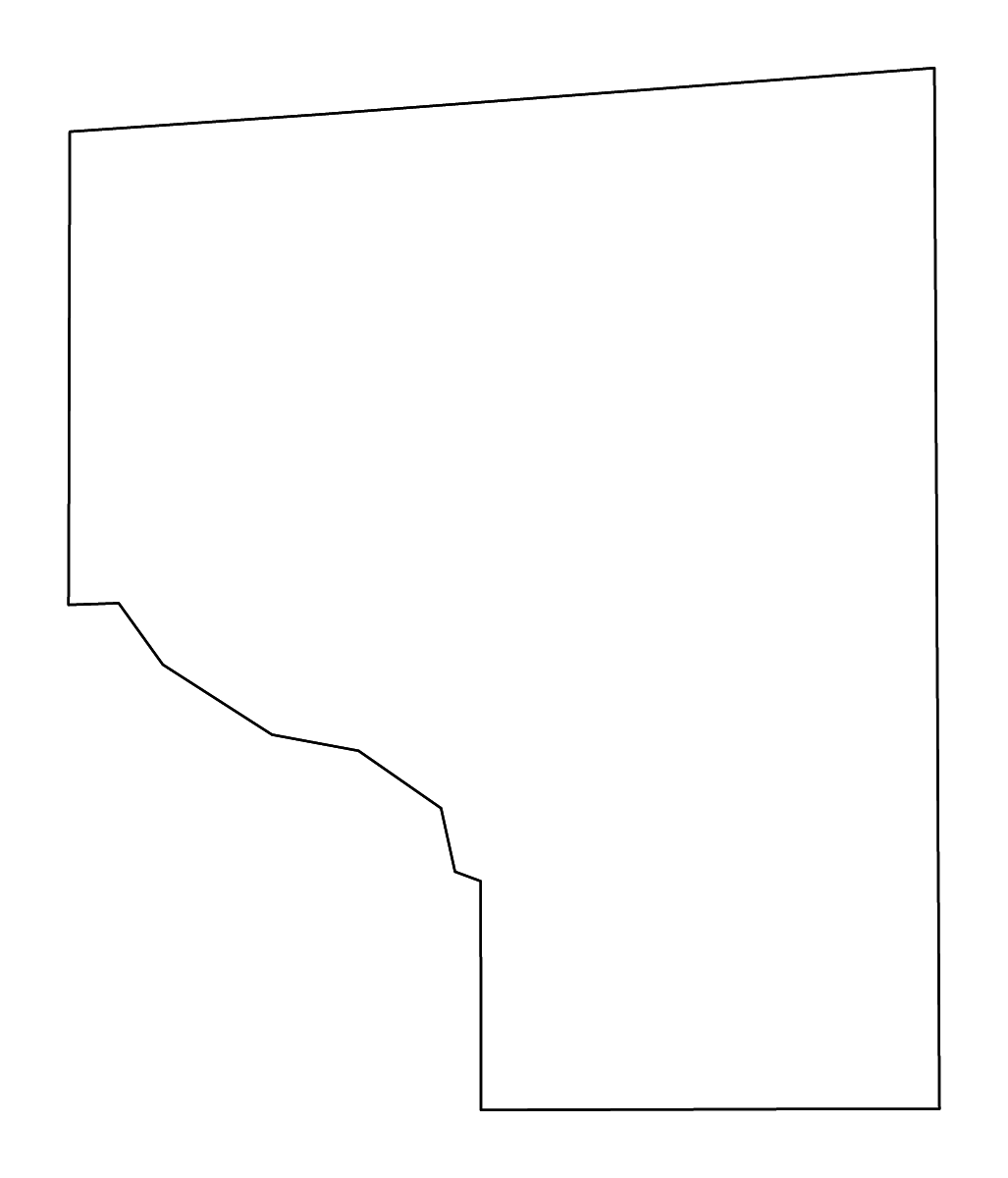 Carte de contour de Covington, Mississippi avec rivières.