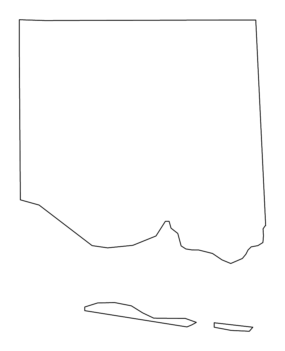 Mapa de contorno de Jackson, Mississippi con ríos.