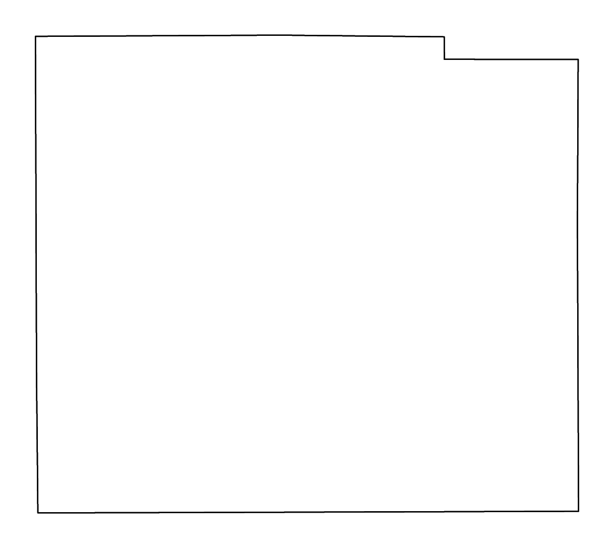 Carte de contour de Pontotoc, Mississippi avec rivières.