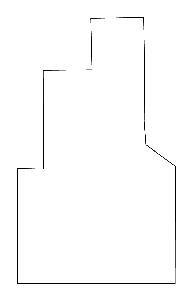 Carte de contour de Quitman, Mississippi avec rivières.