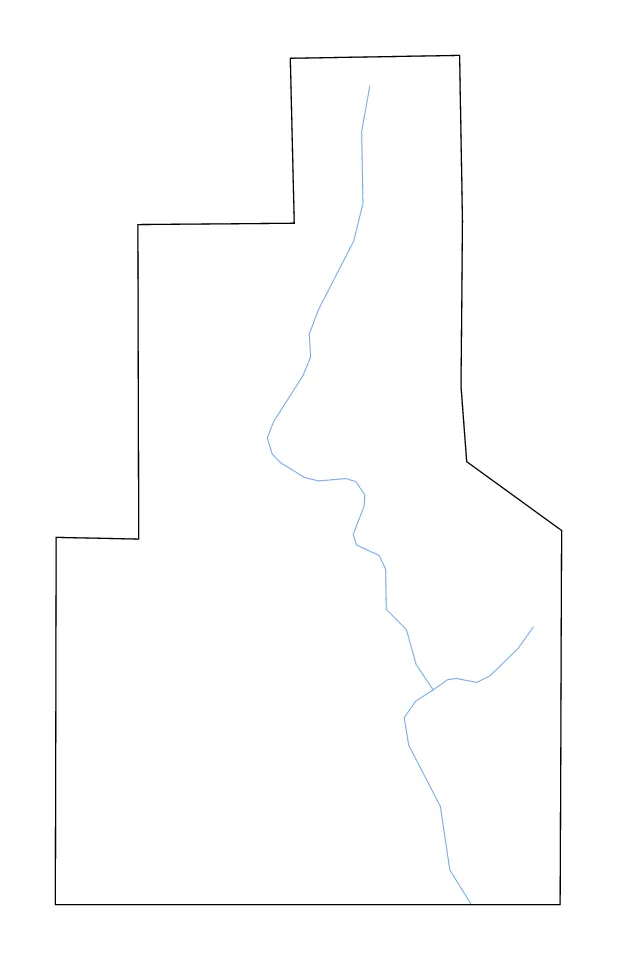 Quitman outline map preview