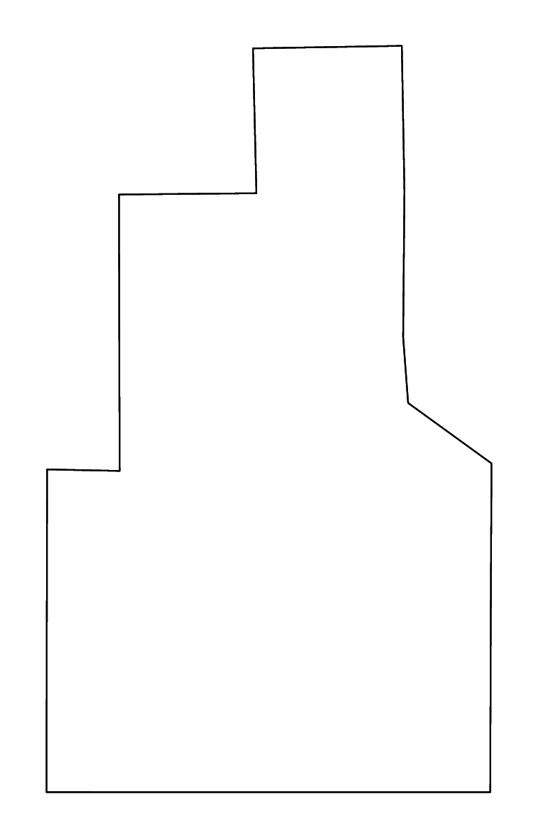 Mapa de contorno de Quitman, Mississippi con ríos.