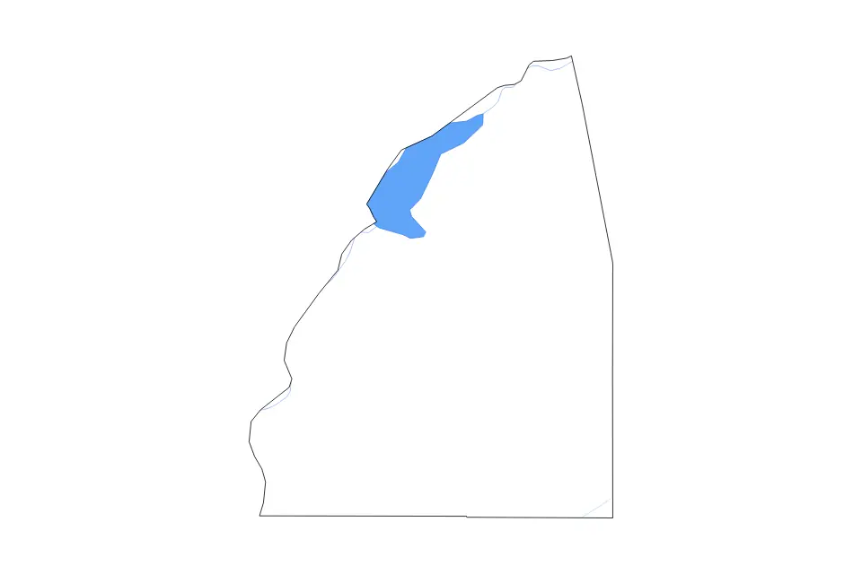 Mapa de Rankin, Mississippi de tipo contorno, lagos y ríos para América del Norte, con contorno, lagos y ríos con elementos de agua como Ross R Barnett Reservoir.