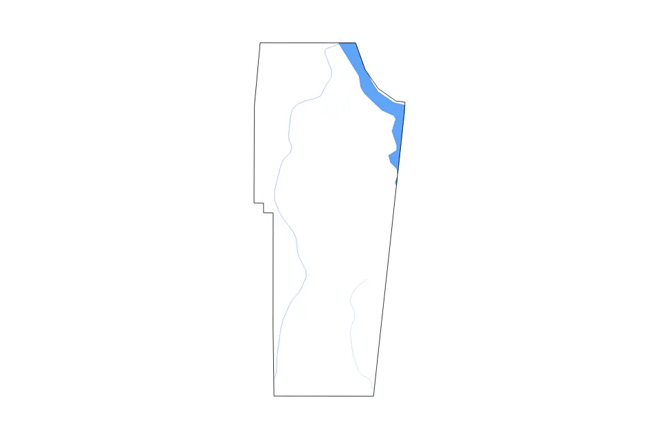 Mapa de Tishomingo, Mississippi de tipo contorno, lagos y ríos para América del Norte, con contorno, lagos y ríos con elementos de agua como Pickwick Lake.