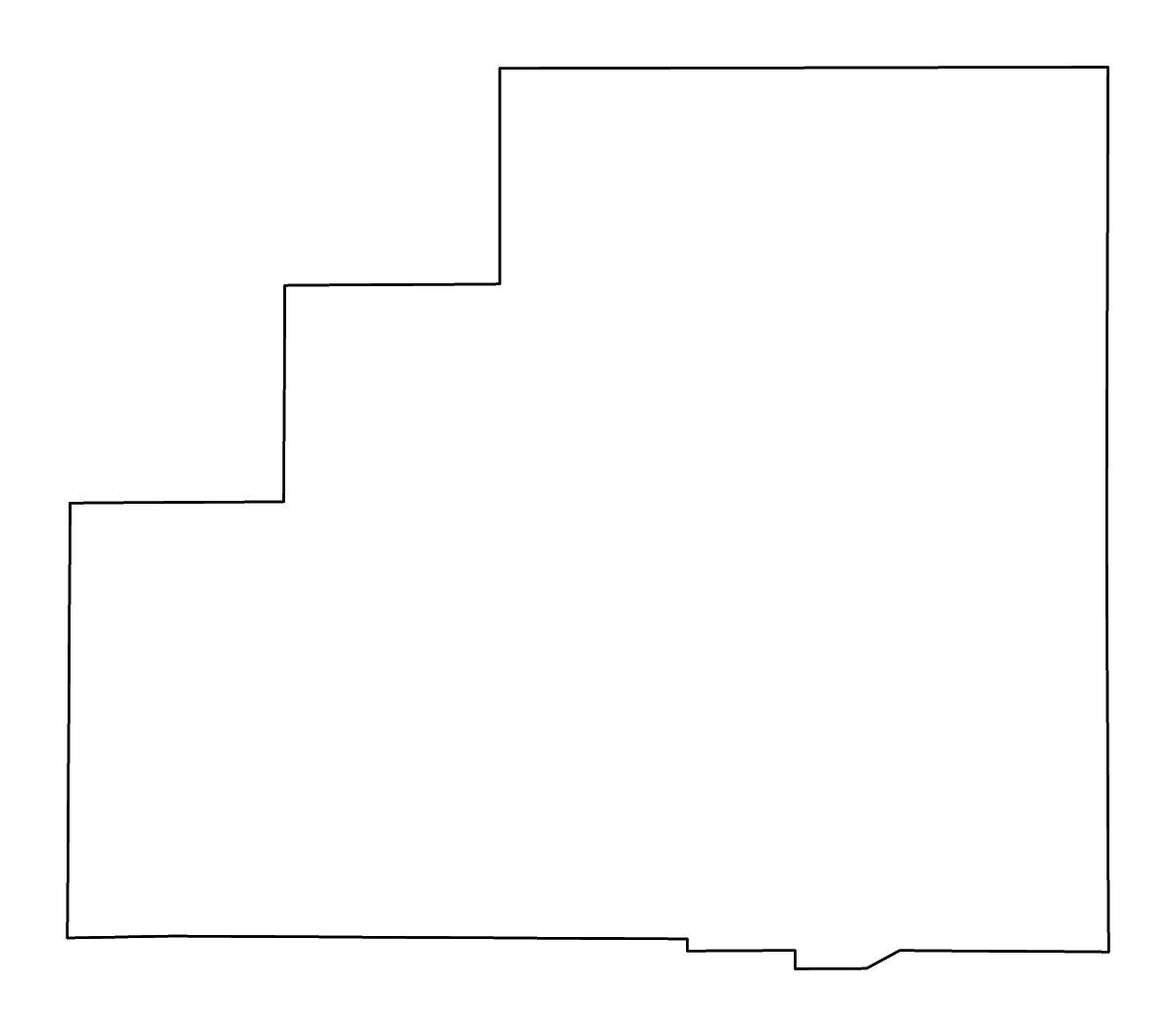 Mapa de contorno de Winston, Mississippi con ríos.