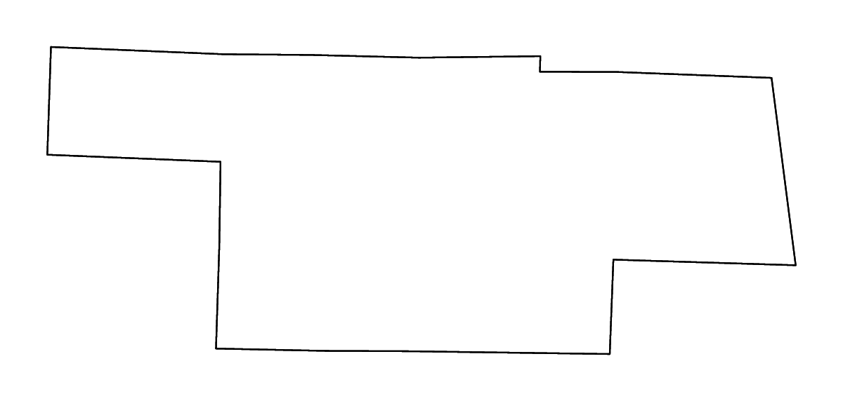 Mapa de contorno de Audrain, Missouri con ríos.