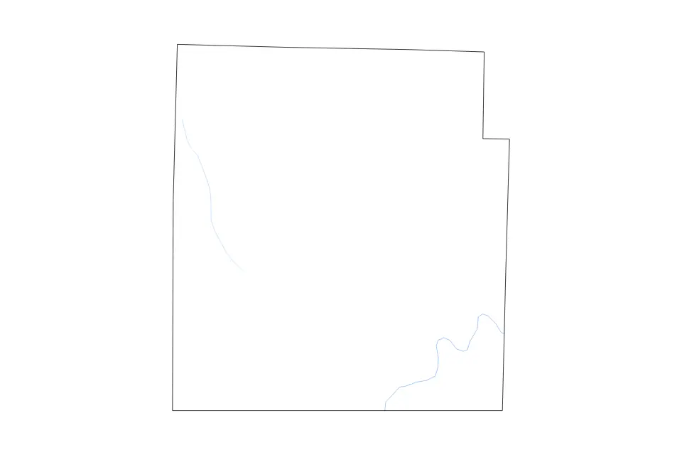 Mapa de Barry, Missouri de tipo contorno y ríos para América del Norte, con contorno y ríos con límites limpios.