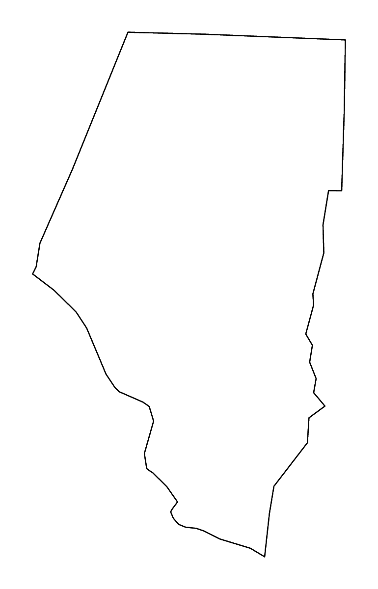 Mapa de contorno de Boone, Missouri con ríos.