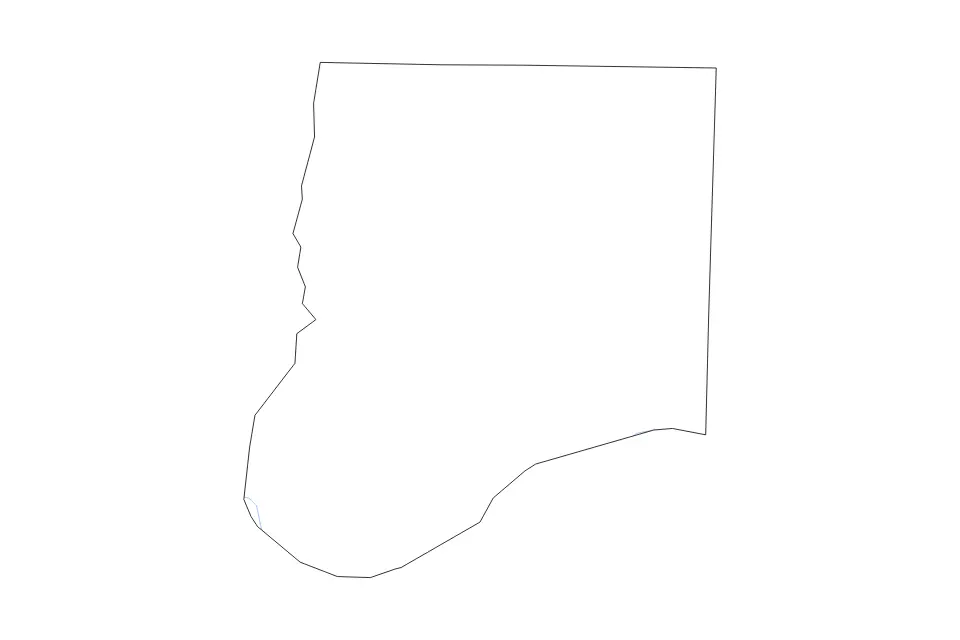 Carte de Callaway, Missouri de type contour et rivières pour Amérique du Nord, montrant contour et rivières avec des limites nettes.