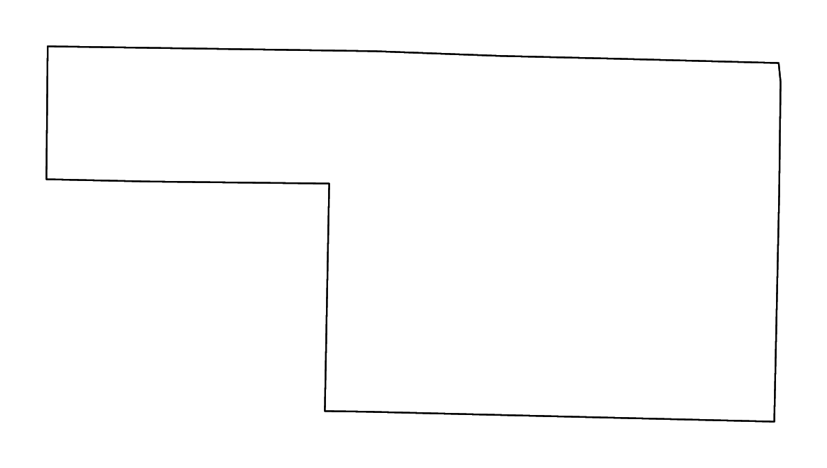 Mapa de contorno de Christian, Missouri con ríos.