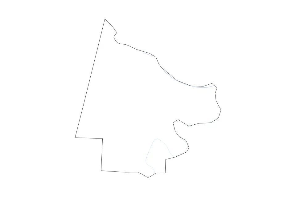 Mapa de Cole, Missouri de tipo contorno y ríos para América del Norte, con contorno y ríos con límites limpios.