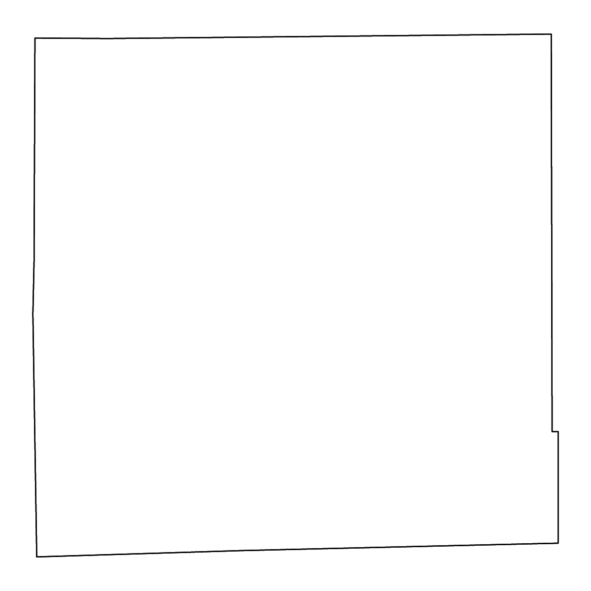 Carte de contour de Grundy, Missouri avec rivières.