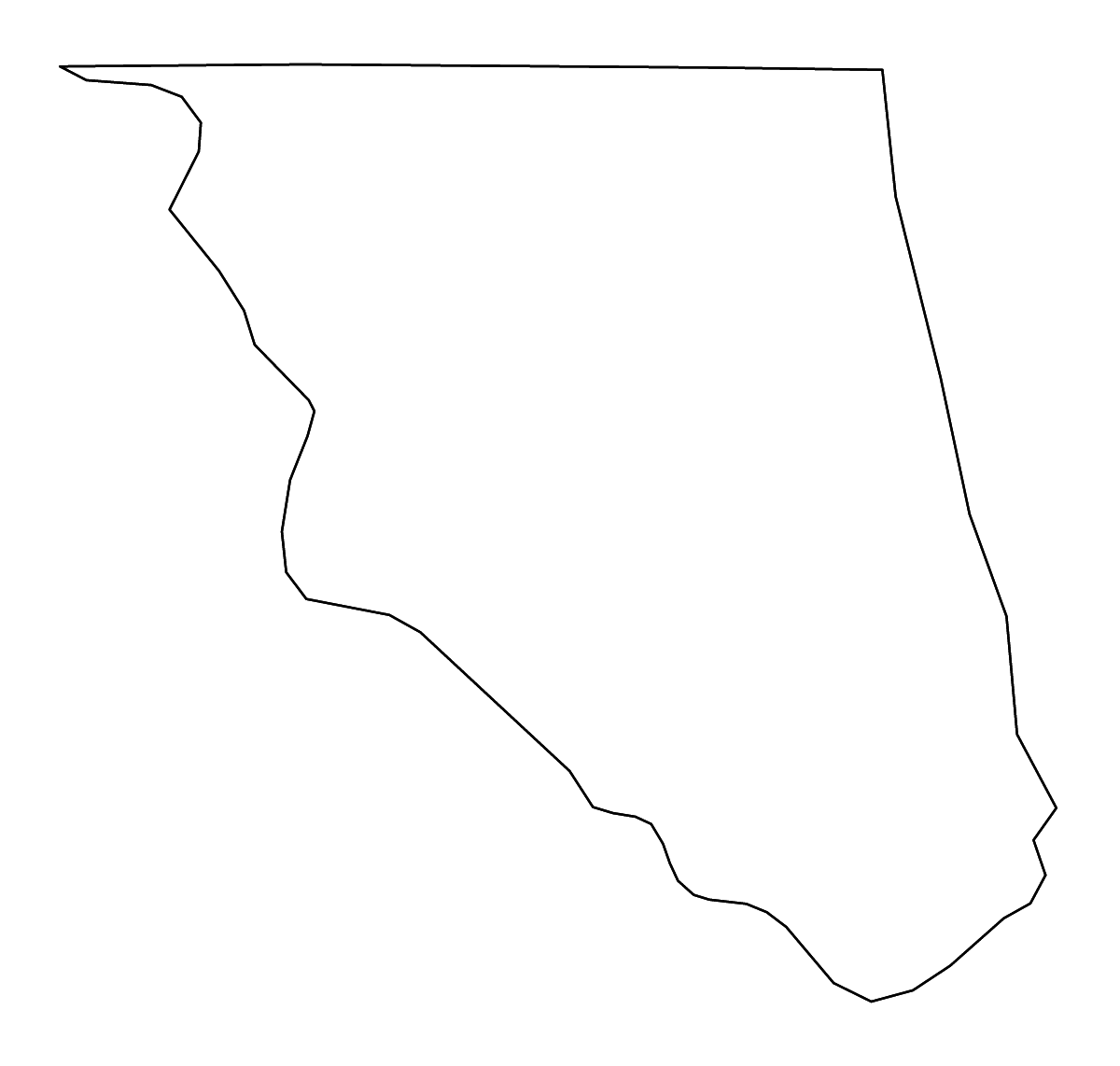 Mapa de contorno de Holt, Missouri con ríos.