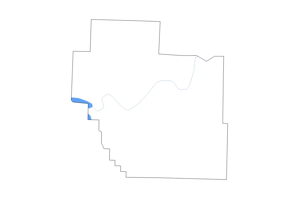 Mapa de Miller, Missouri de tipo contorno, lagos y ríos para América del Norte, con contorno, lagos y ríos con elementos de agua como Lake of the Ozarks.