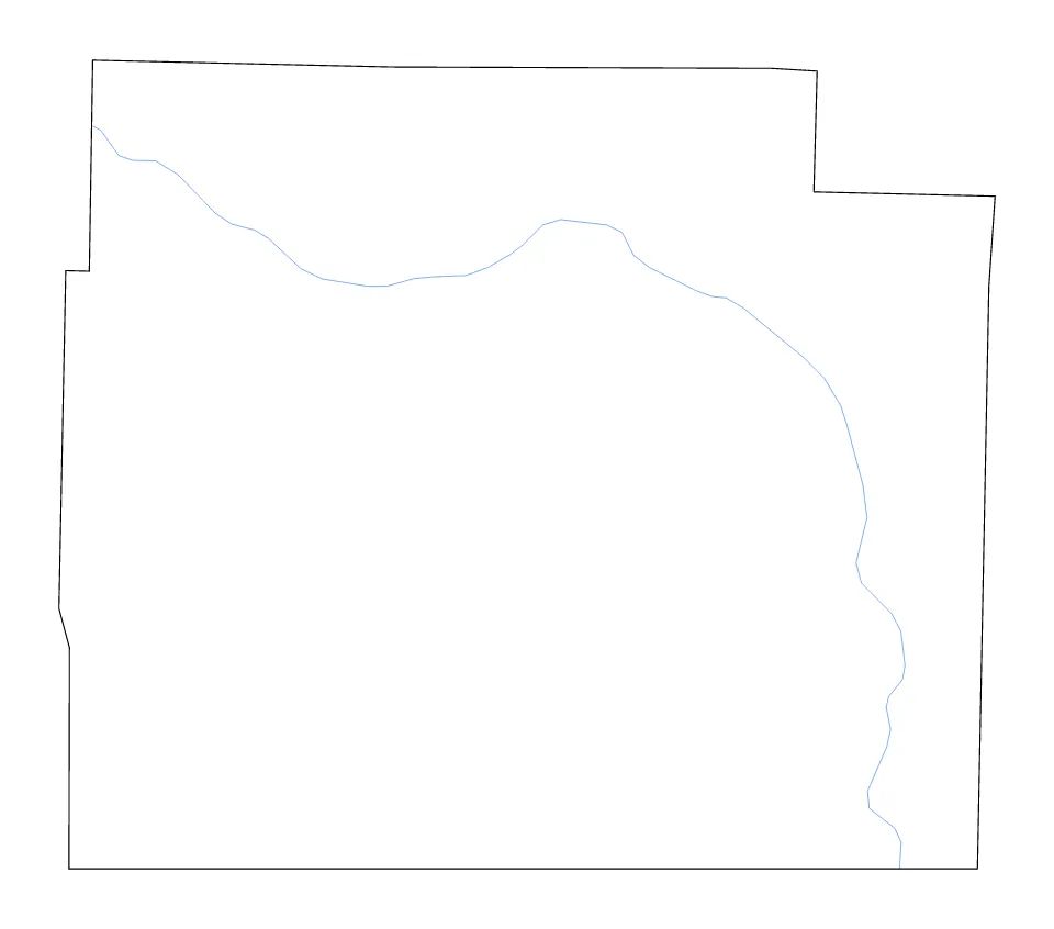Oregon outline map preview