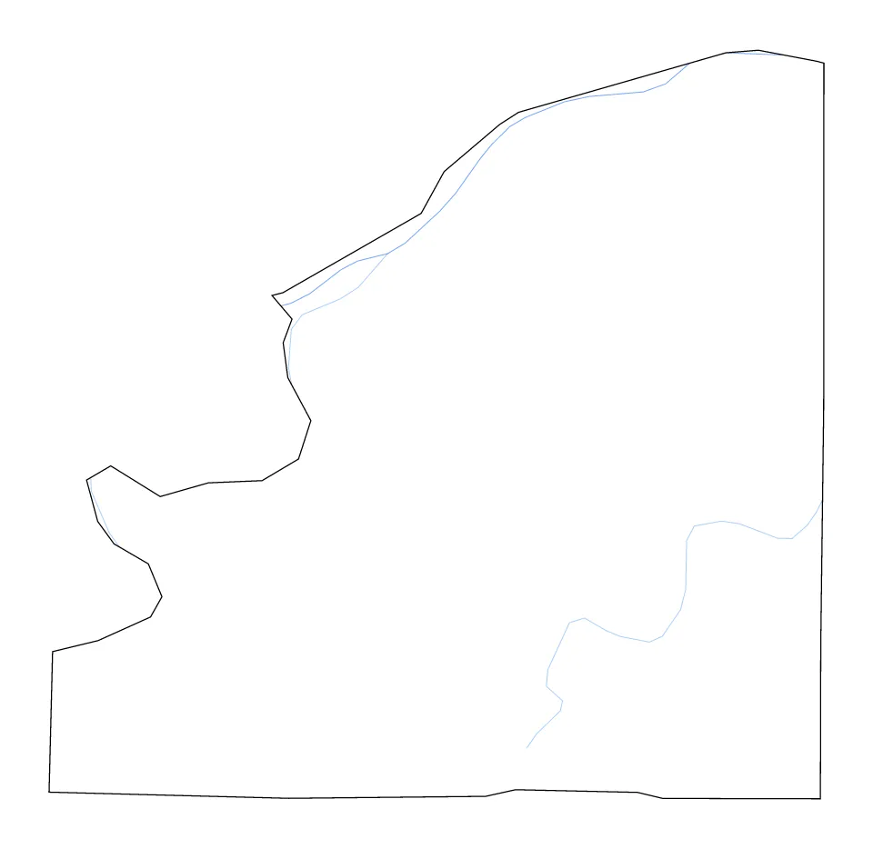 Osage outline map preview