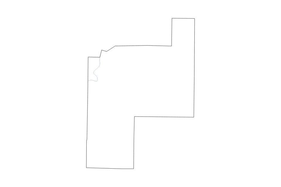 Mapa de Phelps, Missouri de tipo contorno y ríos para América del Norte, con contorno y ríos con límites limpios.