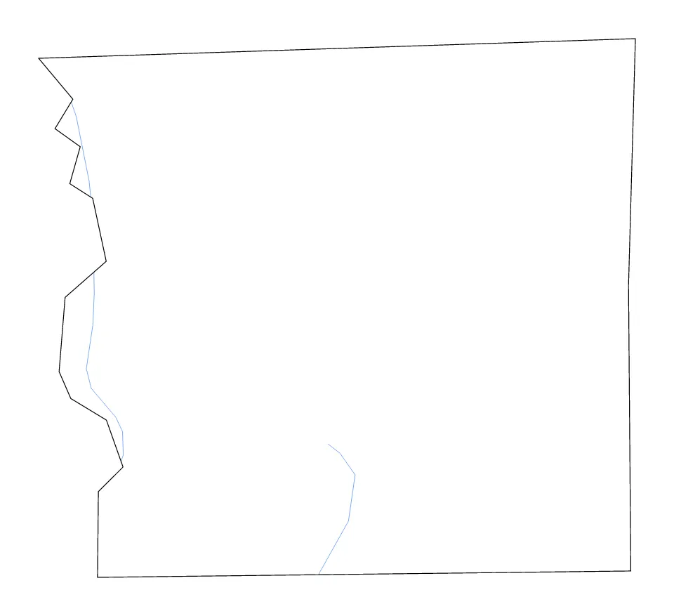 Schuyler outline map preview