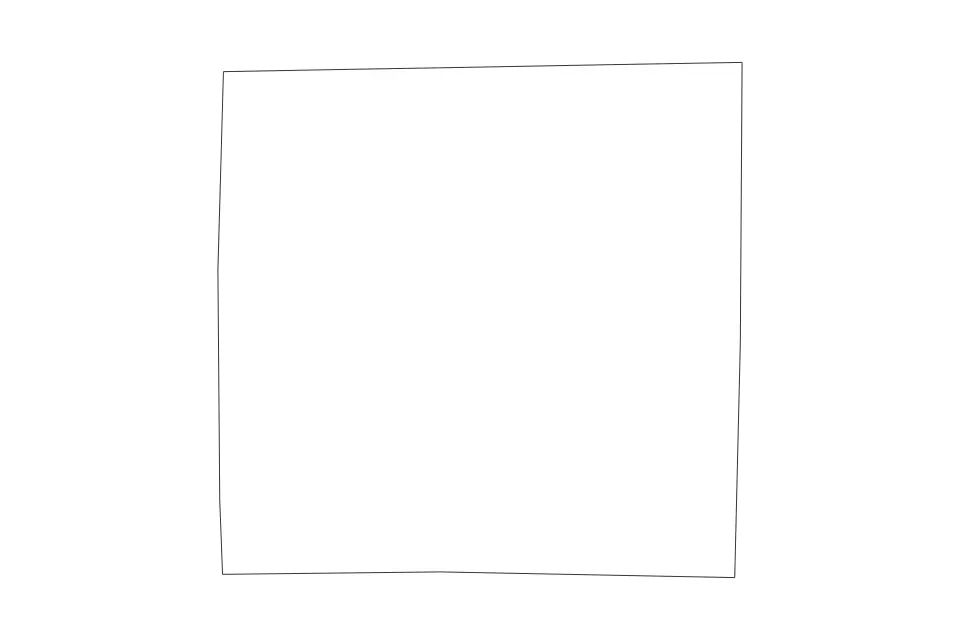 Outline map of Scotland County, Missouri with subdivision borders.