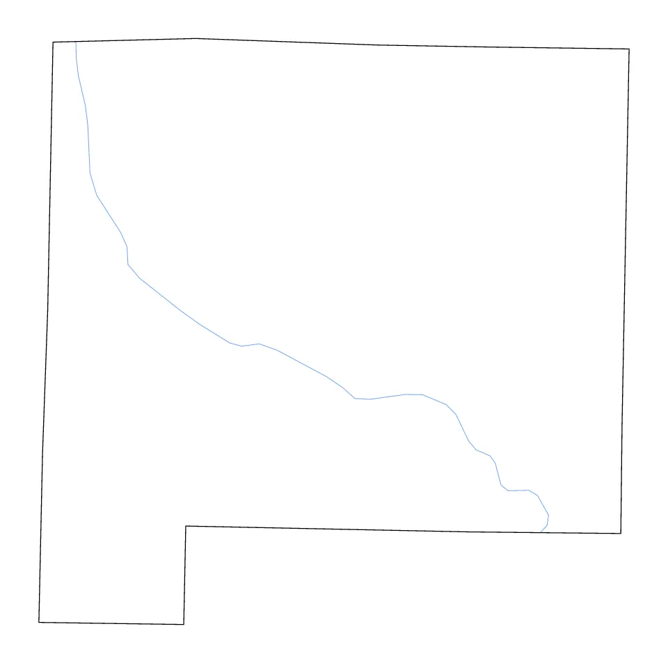 Shelby outline map preview