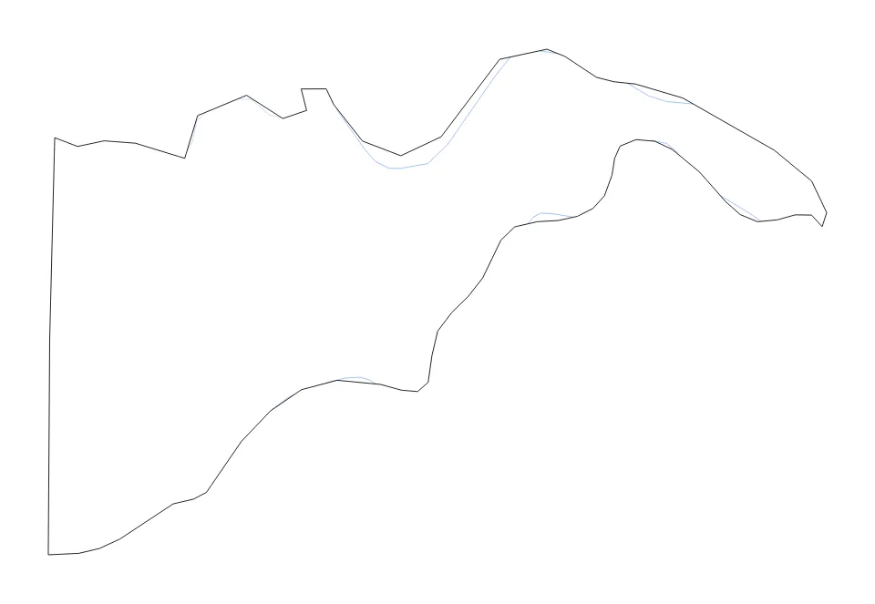 St. Charles outline map preview