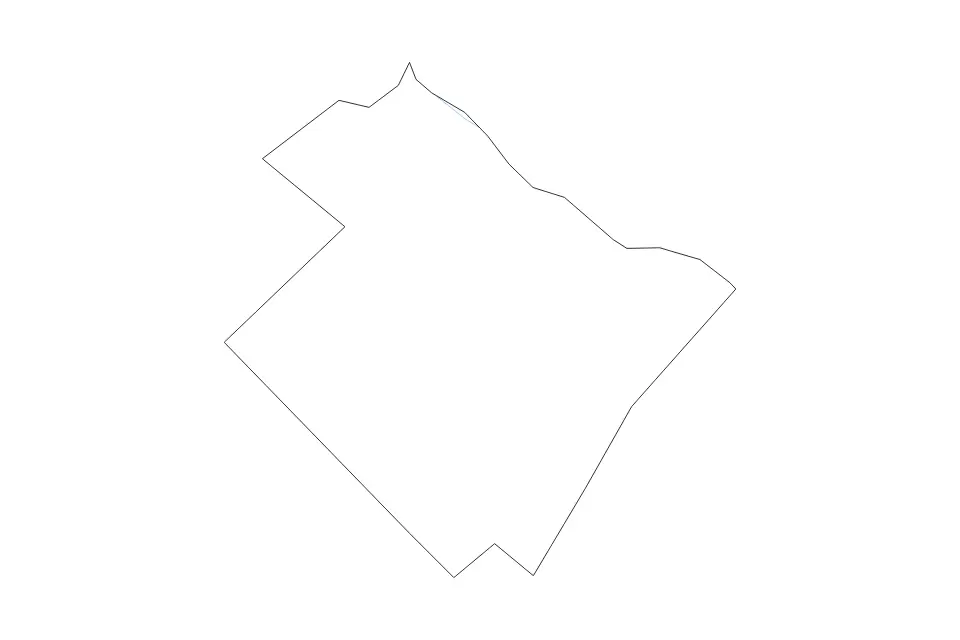 Mapa de Ste. Genevieve, Missouri de tipo contorno y ríos para América del Norte, con contorno y ríos con límites limpios.