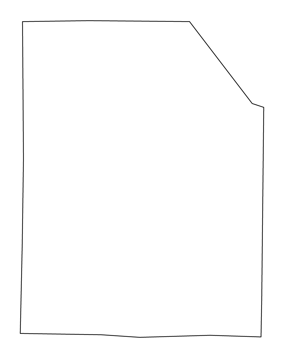 Mapa de contorno de Washington, Missouri.