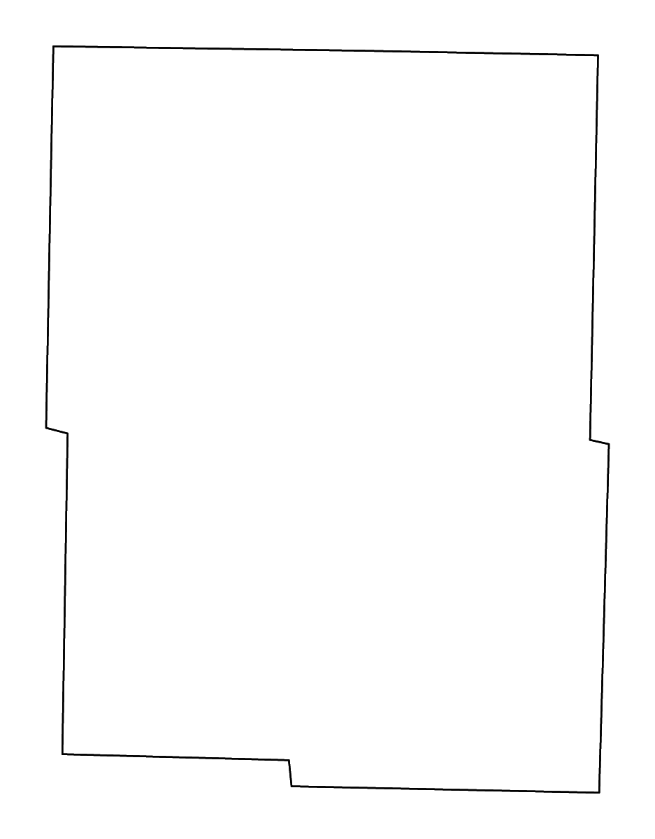 Mapa de contorno de Webster, Missouri con ríos.