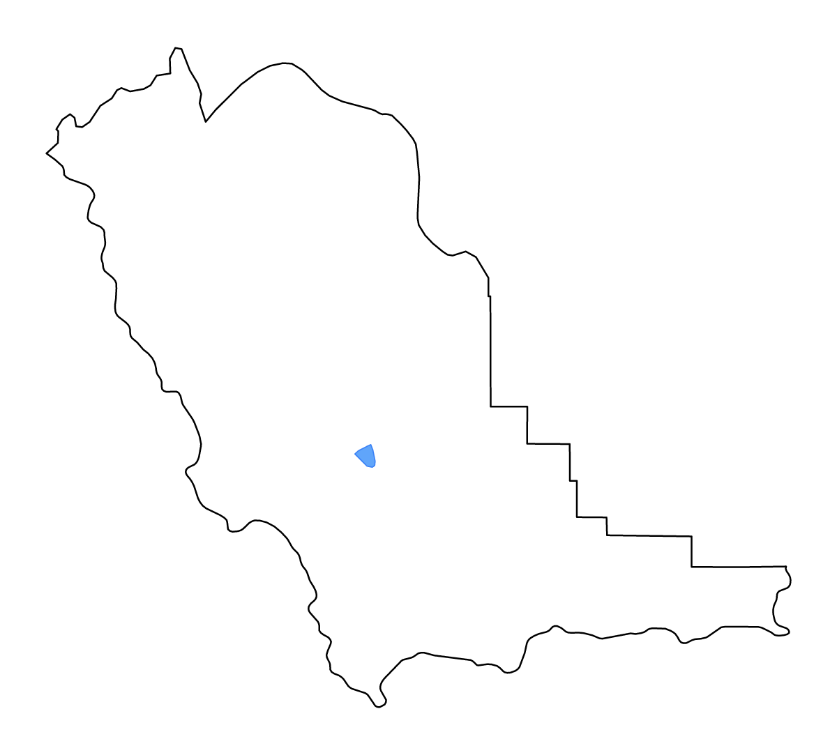 Mapa de contorno de Beaverhead, Montana con lagos y ríos.
