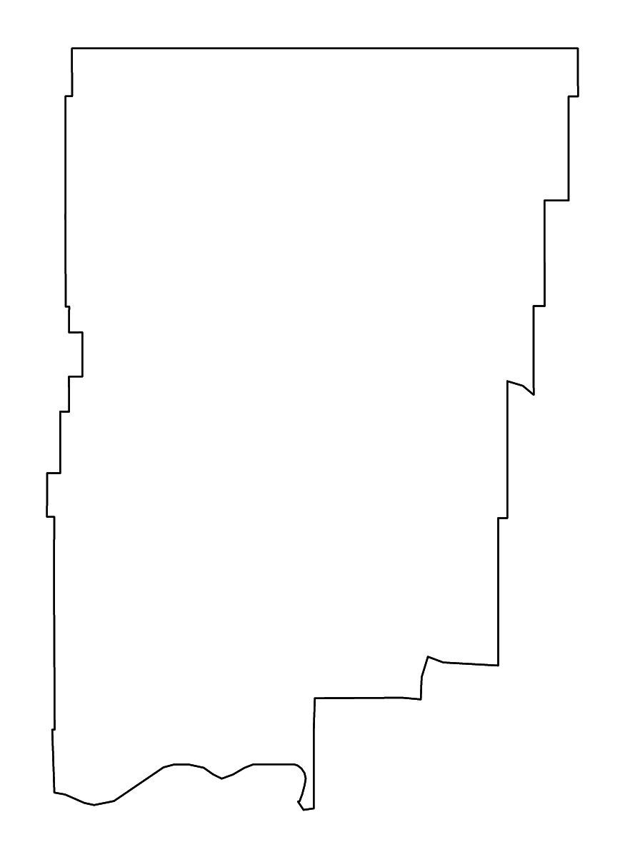 Mapa de contorno de Blaine, Montana con ríos.